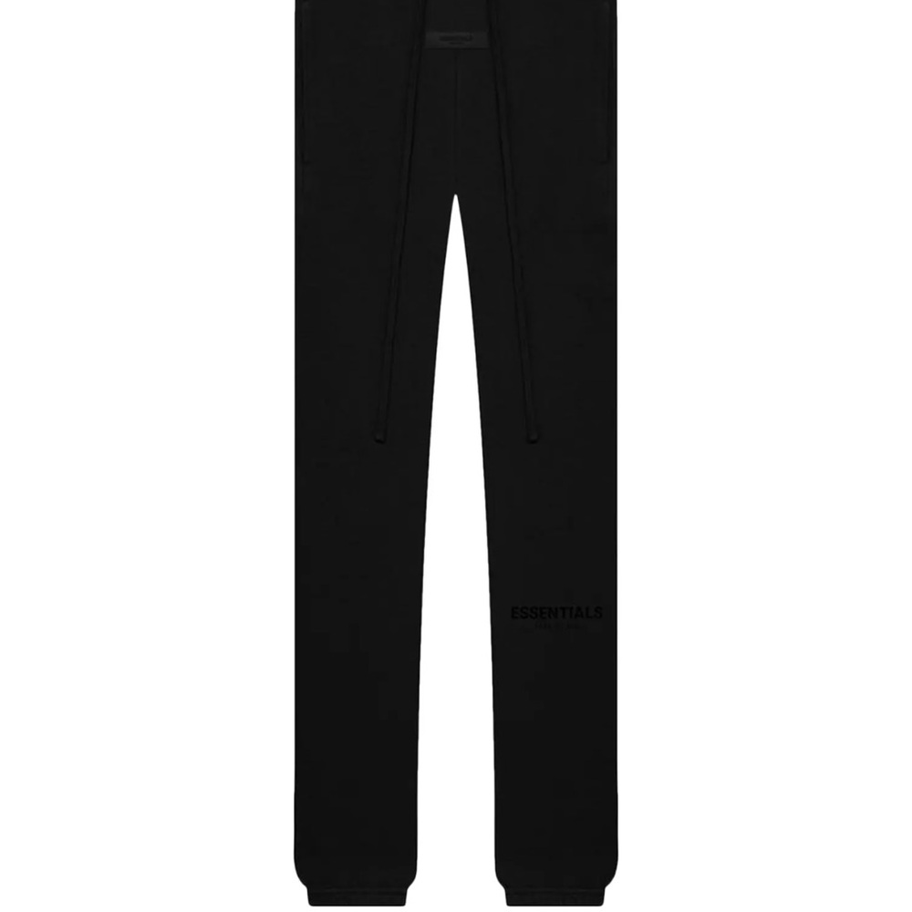Essentials Fear of God Stretch Limo Black Sweatpants Joggers Small